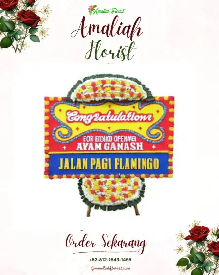 Sewa Papan Bunga Tewah Pupuh